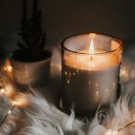 Scented Soy Candle Set Lavender 3pcs